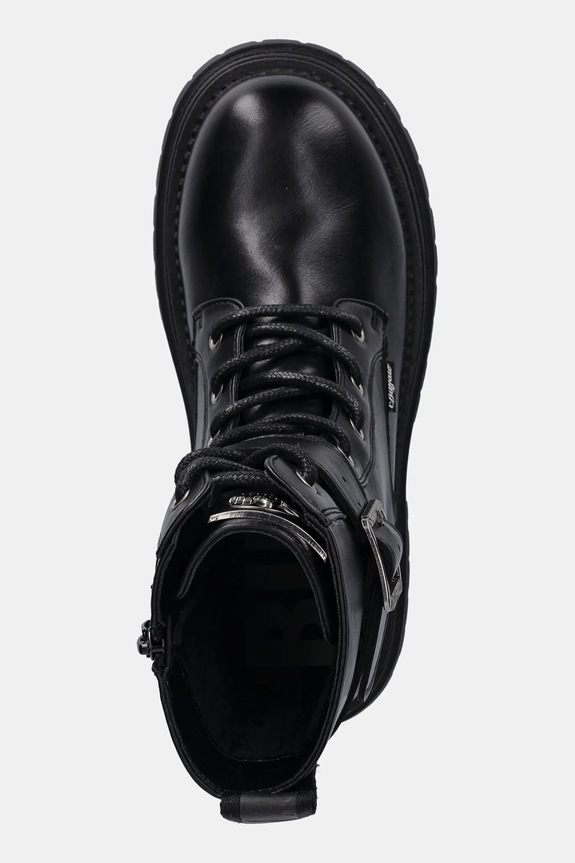 Buffalo bakancs Lennox Lace Up Mid fekete 1622610