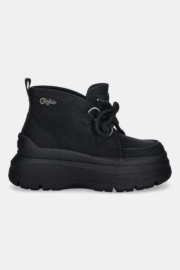 Μπότες χιονιού Buffalo Olympia Chukka Warm 1622613 μαύρο AW25