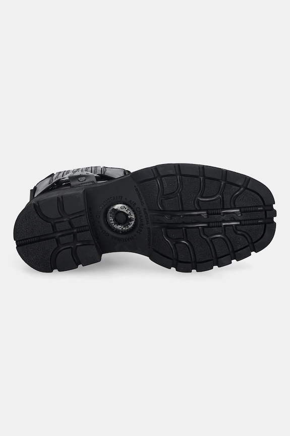 New Rock sztyblety skórzane Itali Negro, Motorcycle Negro M.7605.S1 czarny