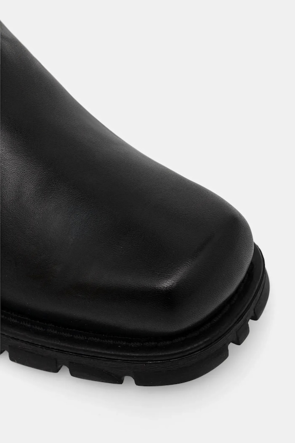 Kožené členkové topánky New Rock Itali Negro, Motorcycle Negro čierna M.7610.S1