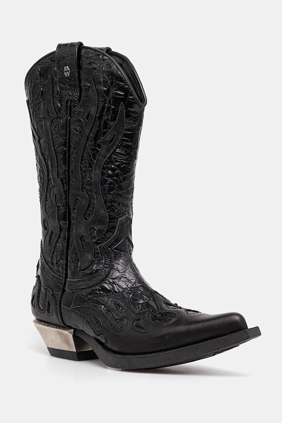 Шкіряні черевики New Rock Nomada Y Firence Negro, West Negro-Acero T.Acero без утеплення чорний M.7921.S1
