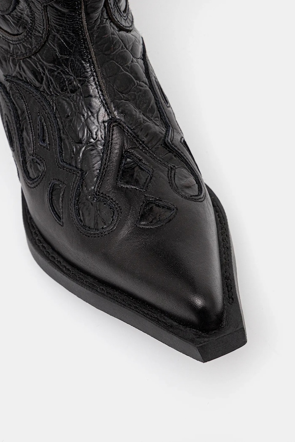 Шкіряні черевики New Rock Nomada Y Firence Negro, West Negro-Acero T.Acero чорний M.7921.S1