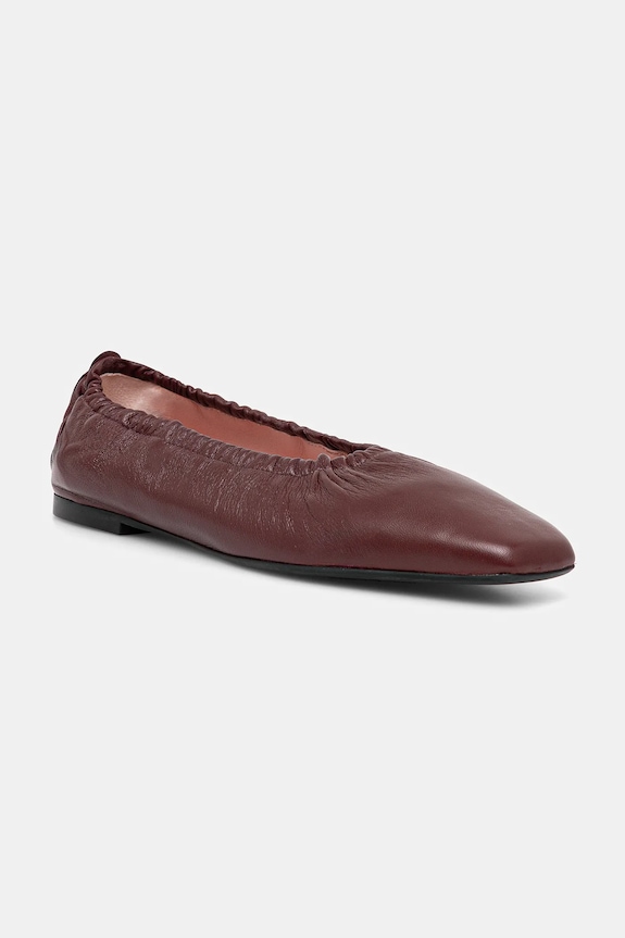 Kožené balerínky Pretty Ballerinas Camille burgundské 49872.001.9301