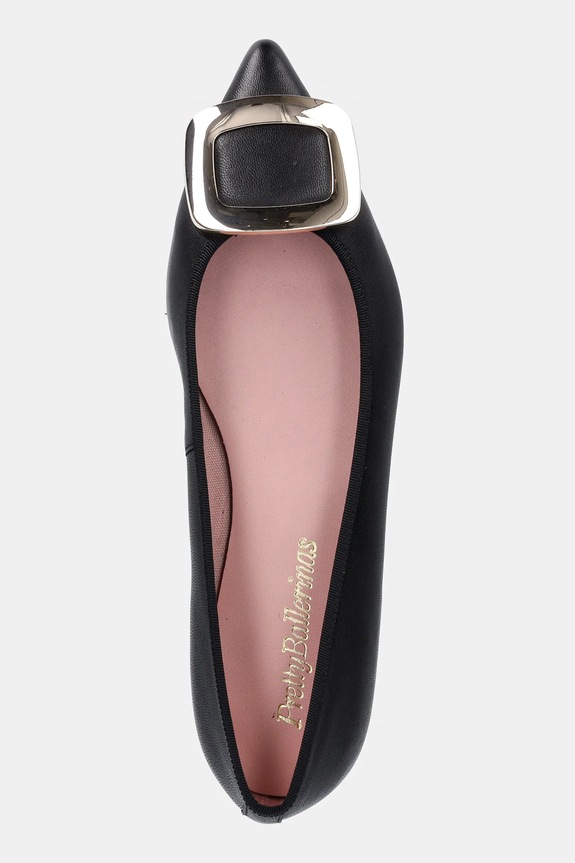 Кожаные балетки Pretty Ballerinas Ella чёрный 52611.003.9100