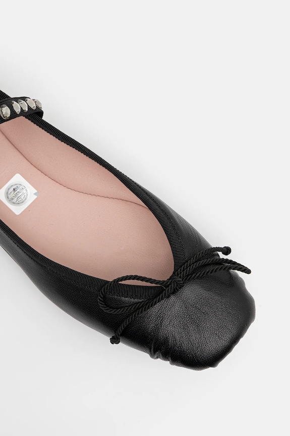 Kožené balerínky Pretty Ballerinas Kristen čierna 52649.001.5010