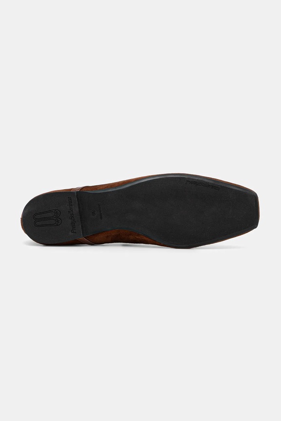 Semišové baleríny Pretty Ballerinas Camille 52217.002.9301 hnedá