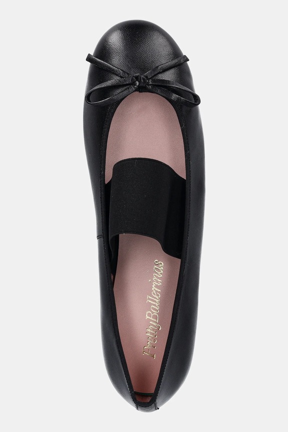 Кожаные балетки Pretty Ballerinas Rosario чёрный 52545.001.9001