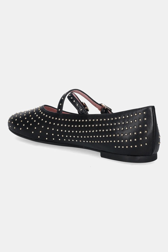 Scarpe Pretty Ballerinas ballerine in pelle Nicole 52559.001.9101 nero