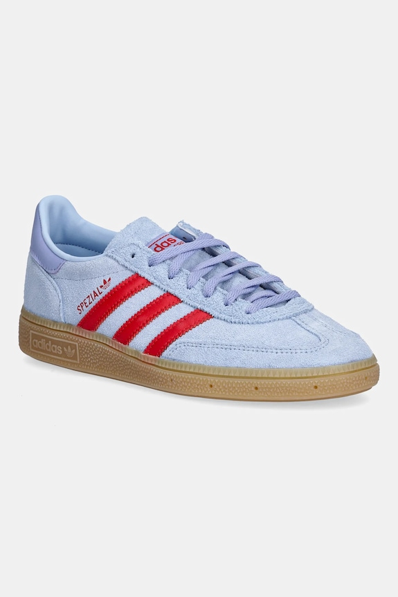 Замшевые кроссовки adidas Originals Handball Spezial низкая голубой JR3639