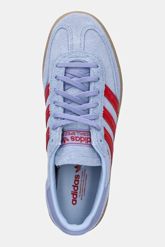 Замшевые кроссовки adidas Originals Handball Spezial голубой JR3639