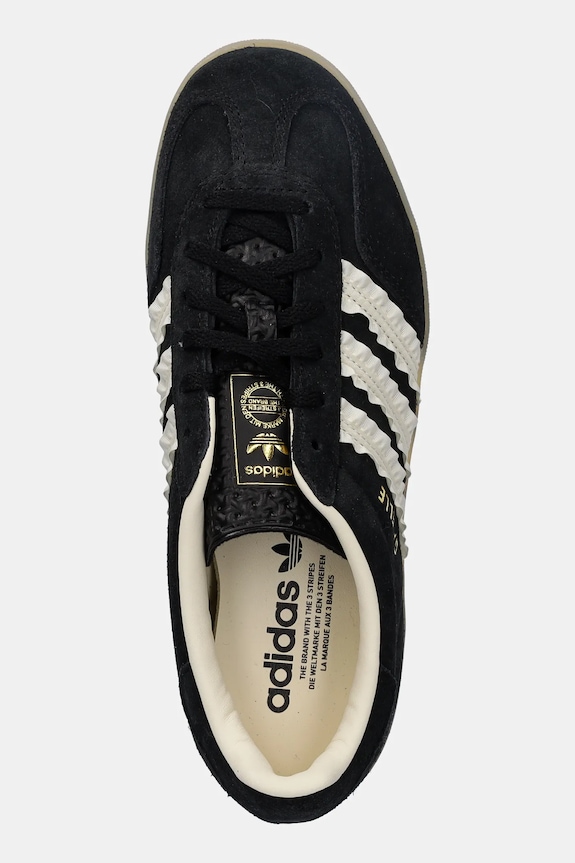 Tenisice od brušene kože adidas Originals Gazelle Indoor crna JS1412