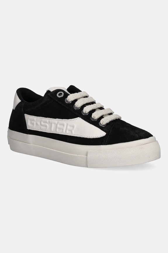 G-Star sneakersy zamszowe LOOM BSC W skóra zamszowa czarny D28158.01.G717