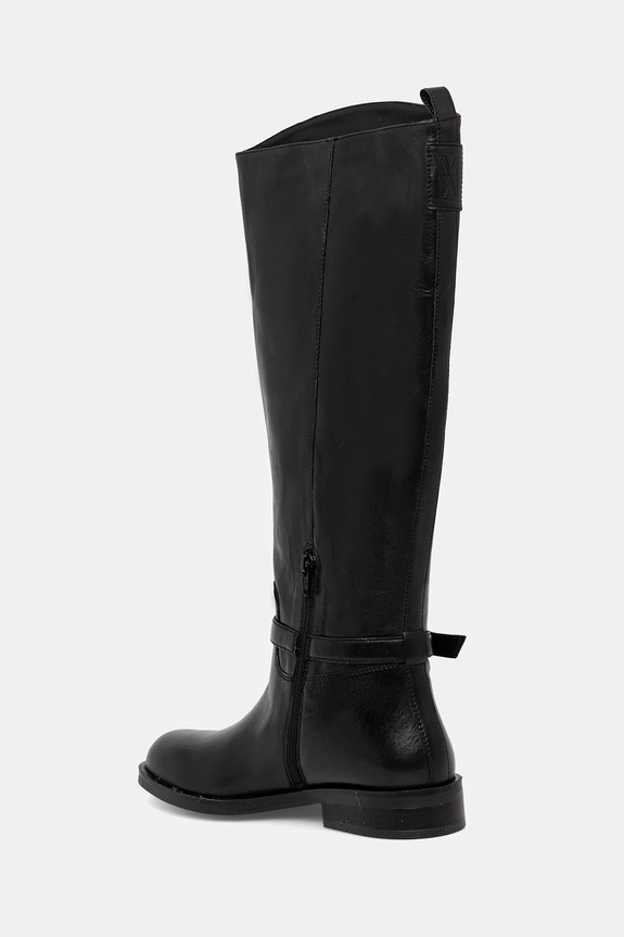 Παπούτσια Δερμάτινες μπότες Marc O'Polo Enza 50819088001100 μαύρο