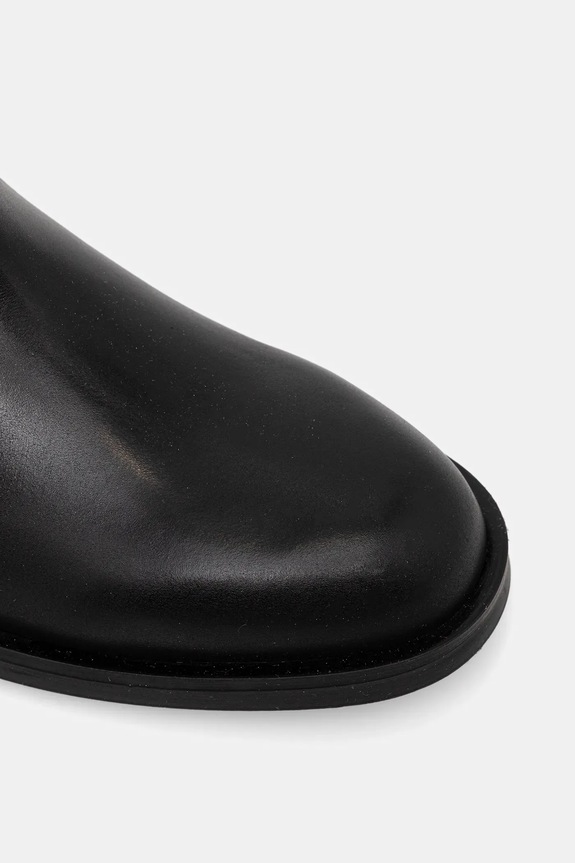 Δερμάτινες μπότες Marc O'Polo Enza μαύρο 50819088001100