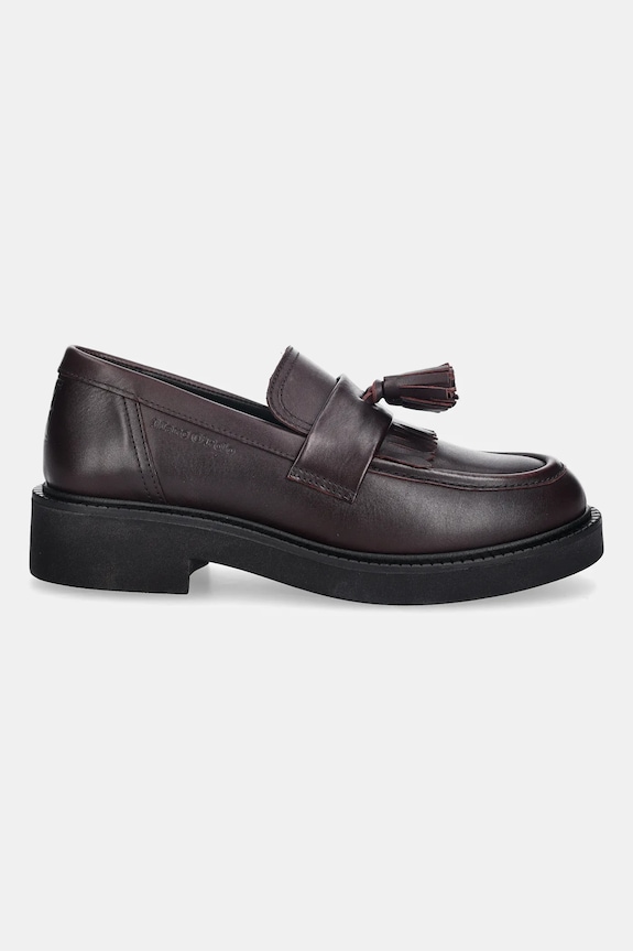 Kožené mokasíny Marc O'Polo Perla 50818513207134 burgundské AW25