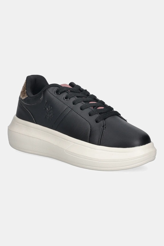 Tenisky U.S. Polo Assn. CHELIS002A textilný čierna CHELIS002W.EYN1