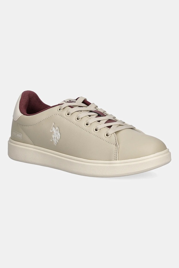 Кроссовки U.S. Polo Assn. FRANCY001 имитация натуральной кожи бежевый FRANCY001W.EY1
