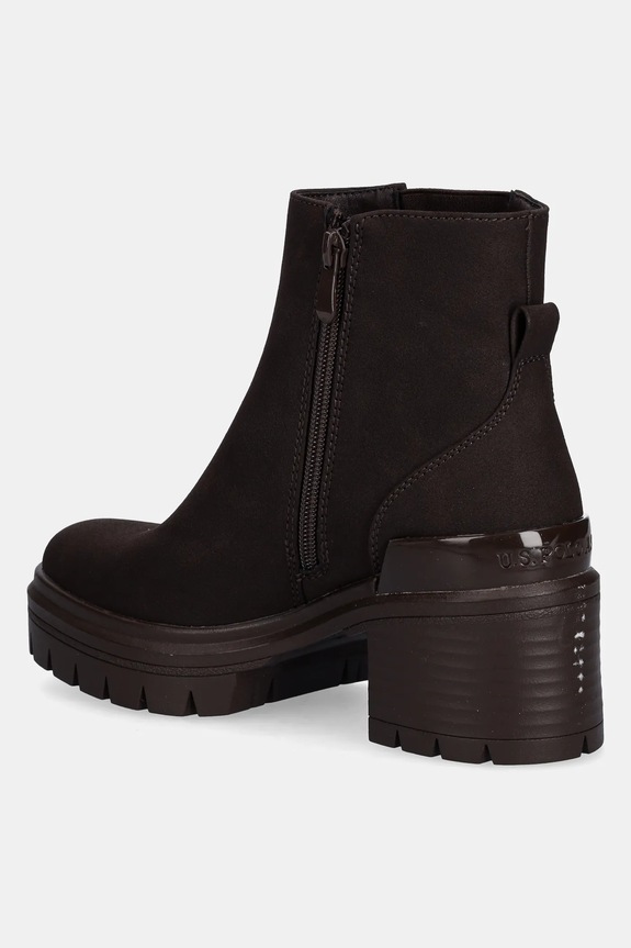 Obuwie U.S. Polo Assn. sztyblety HALEY009A HALEY009W.EH1 brązowy