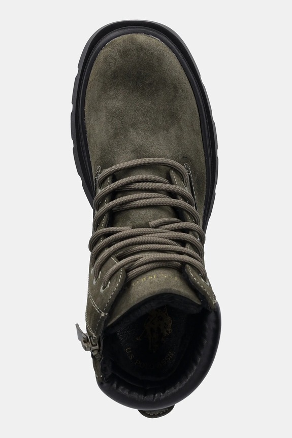 Členkové topánky U.S. Polo Assn. SHONA001 zelená SHONA001W.EHY1