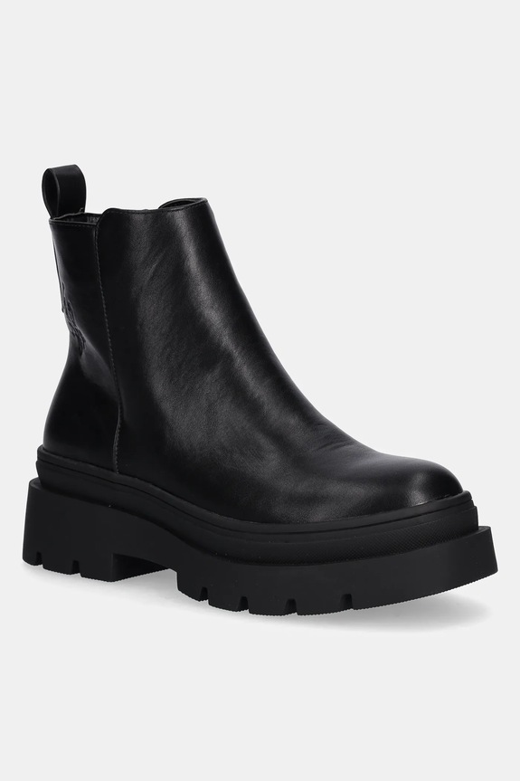U.S. Polo Assn. bokacsizma SHONA003 enyhén szigetelt fekete SHONA003W.EY1