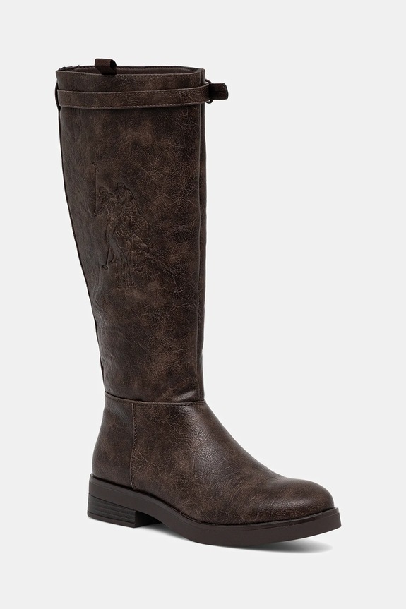 U.S. Polo Assn. csizma YLENIA001 nem szigetelt barna YLENIA001W.EY1
