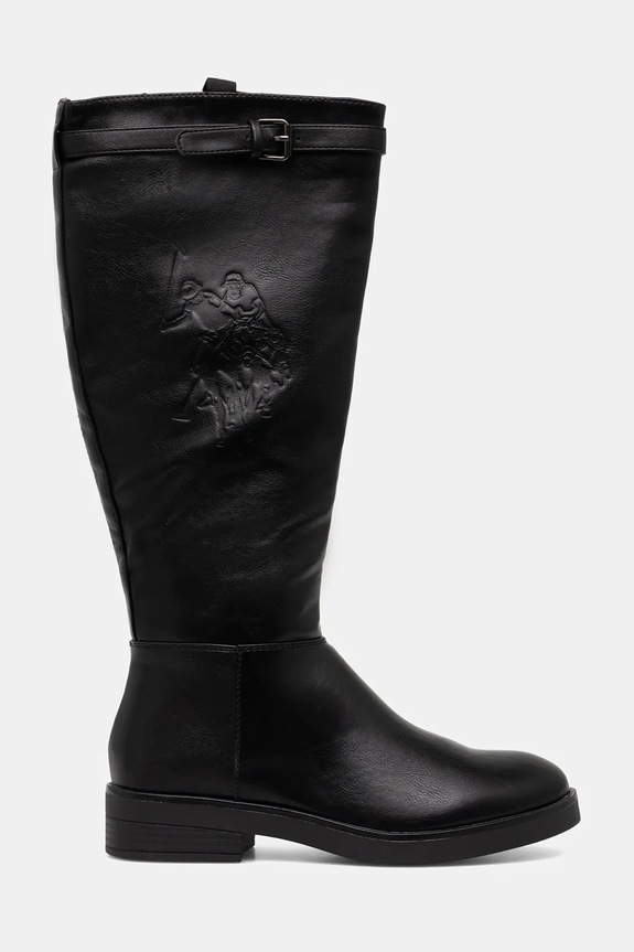 Vysoké čižmy U.S. Polo Assn. YLENIA001 YLENIA001W.EY1 čierna AW25