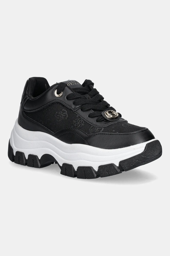 Guess sportcipő BERRETT2 szintetikus fekete FLFBRT.ELE12.BLACK