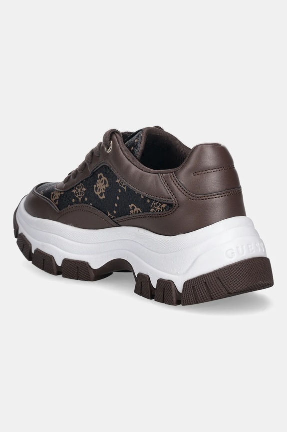 Scarpe Guess sneakers BERRETT2 FLFBRT.PEL12.BROWN marrone