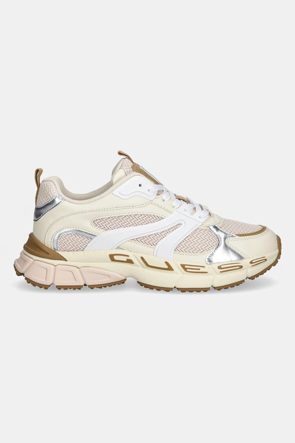Sneakers Guess BEVALLI FLFBVL.ELE12.IVORY μπεζ NC25