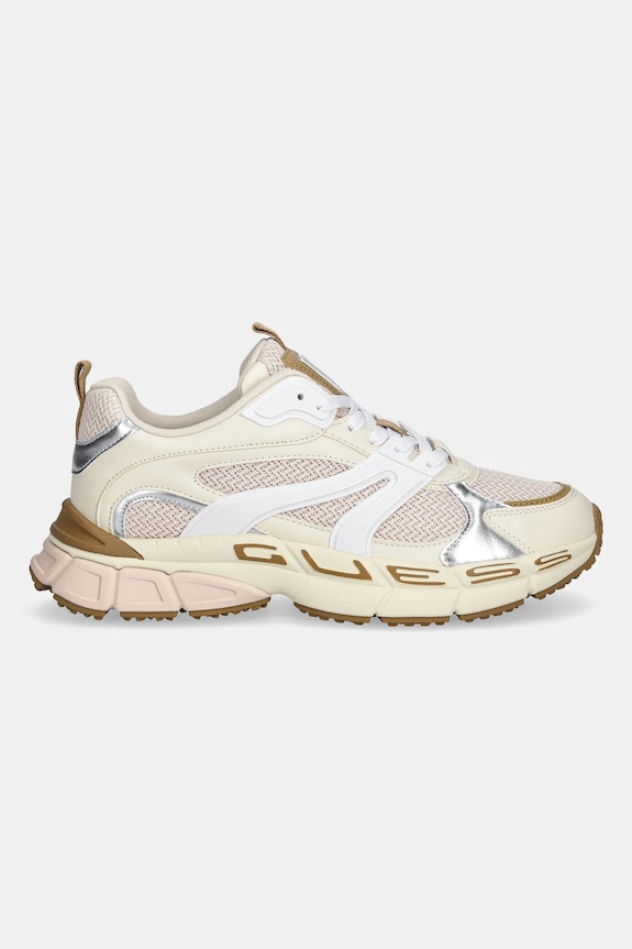 Sneakers Guess BEVALLI FLFBVL.ELE12.IVORY μπεζ NC25