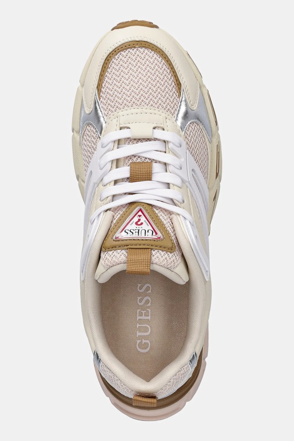Sneakers Guess BEVALLI μπεζ FLFBVL.ELE12.IVORY