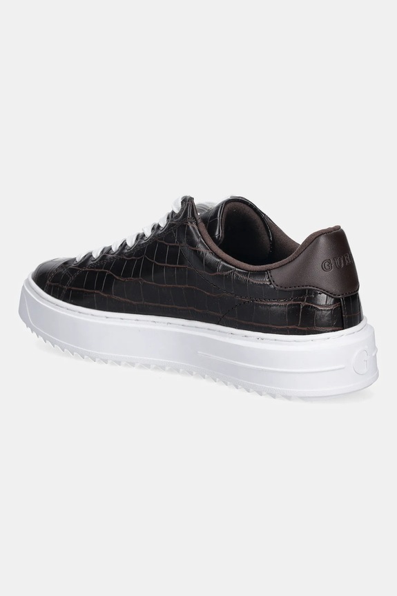 Obuća Tenisice Guess DENESA15 FLFD15.PEL12.DBROW smeđa