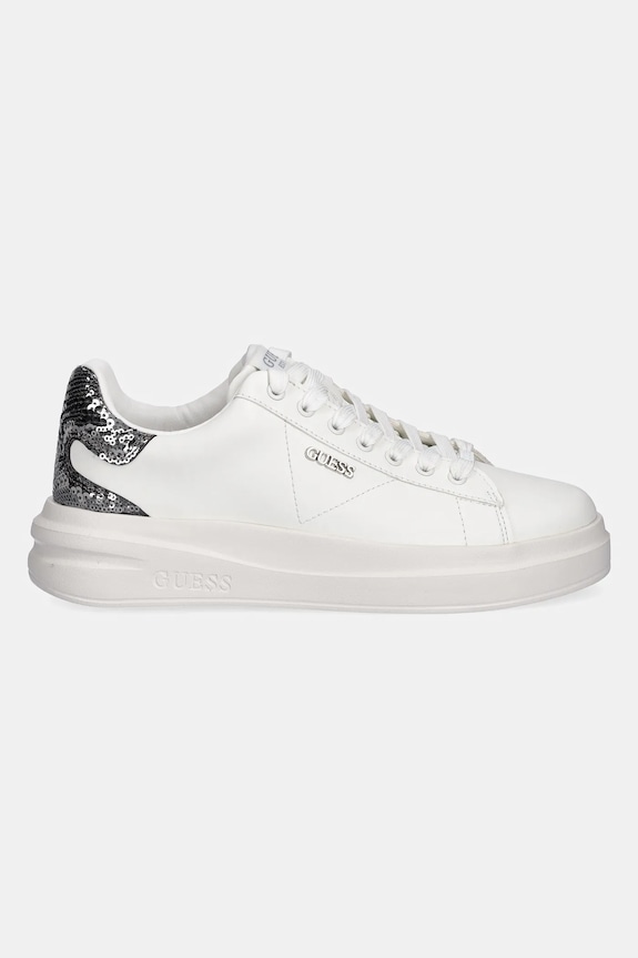 Guess sneakers ELBINA10 FLFE10.ELE12.WHISI bianco AW25
