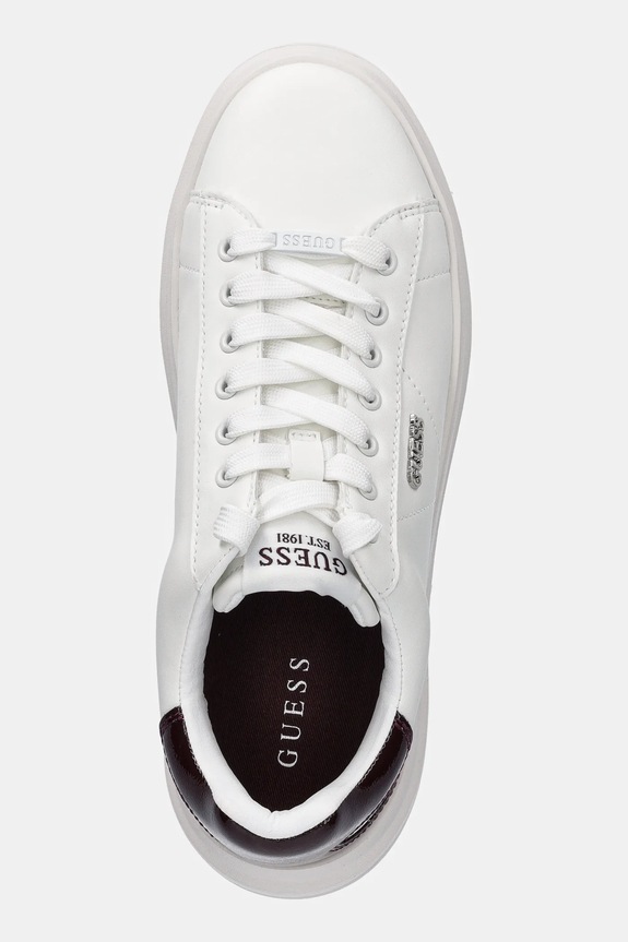Guess sneakersy ELBINA10 biały FLFE10.PEL12.WHIWI