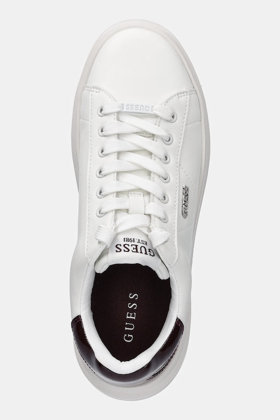 Guess sneakersy ELBINA10 biały FLFE10.PEL12.WHIWI