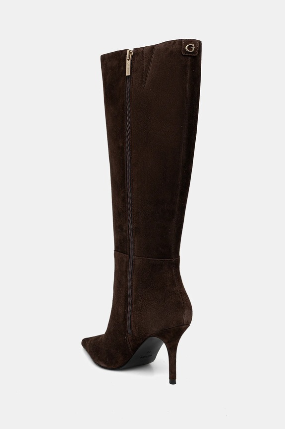 Παπούτσια Μπότες σούετ Guess GRESSA FLFGRS.SUE11.BROWN καφέ
