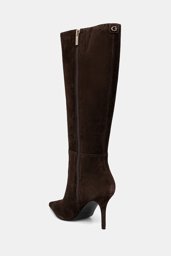 Παπούτσια Μπότες σούετ Guess GRESSA FLFGRS.SUE11.BROWN καφέ