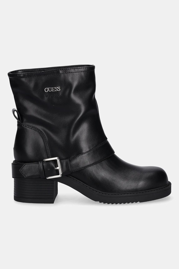Gležnjače Guess BENJI FLFIJI.ELE10.BLACK crna NC25