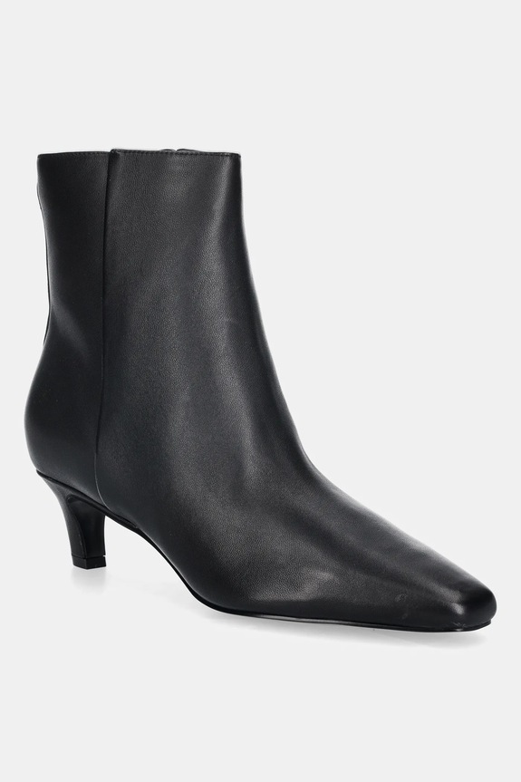 Δερμάτινες μπότες Guess IDREENA στιλέτο μαύρο FLFIRN.LEA10.BLACK