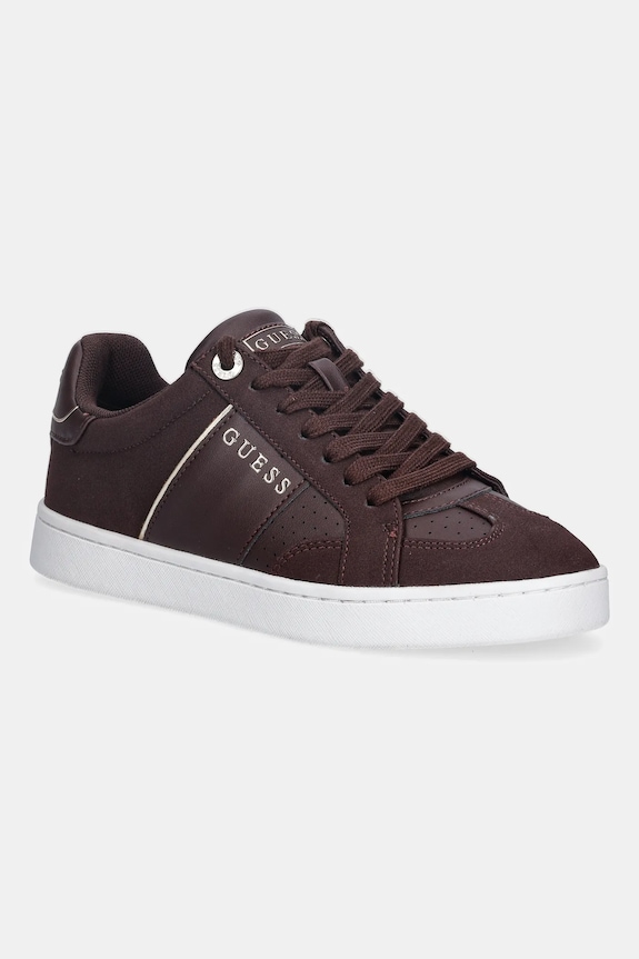 Guess sneakersy JRONE8 imitacja skóry licowej bordowy FLFJR8.PEL12.WINE