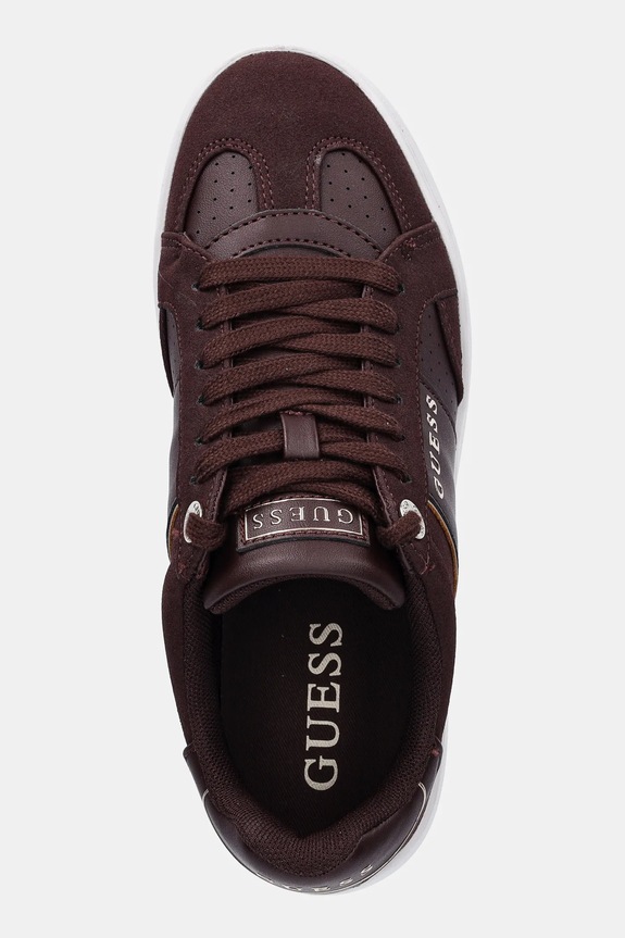 Guess sneakersy JRONE8 bordowy FLFJR8.PEL12.WINE