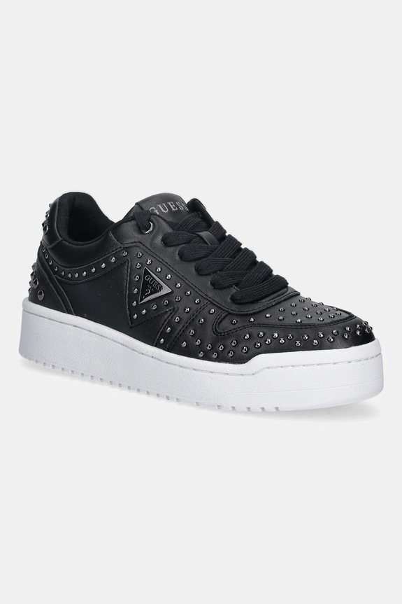 Guess sneakers MOGANA finta pelle fiore nero FLFMGN.ELE12.BLACK