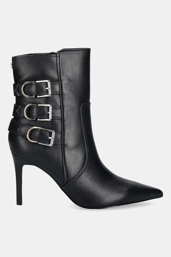 Gležnarji Guess RICALY FLFRCY.ELE10.BLACK črna AW25