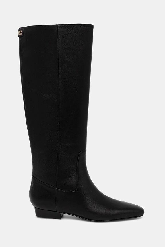 Guess stivali in pelle SARLIE FLFSAR.LEA11.BLACK nero AW25