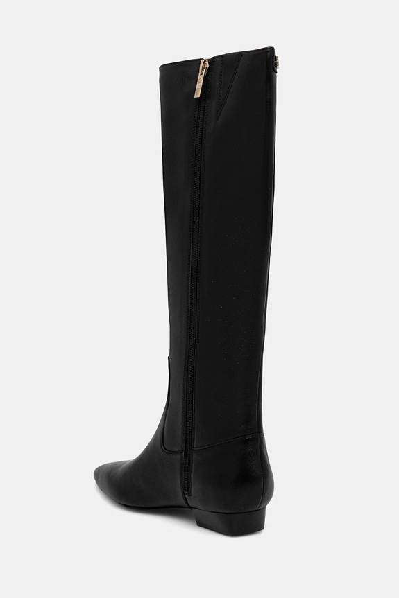 Scarpe Guess stivali in pelle SARLIE FLFSAR.LEA11.BLACK nero