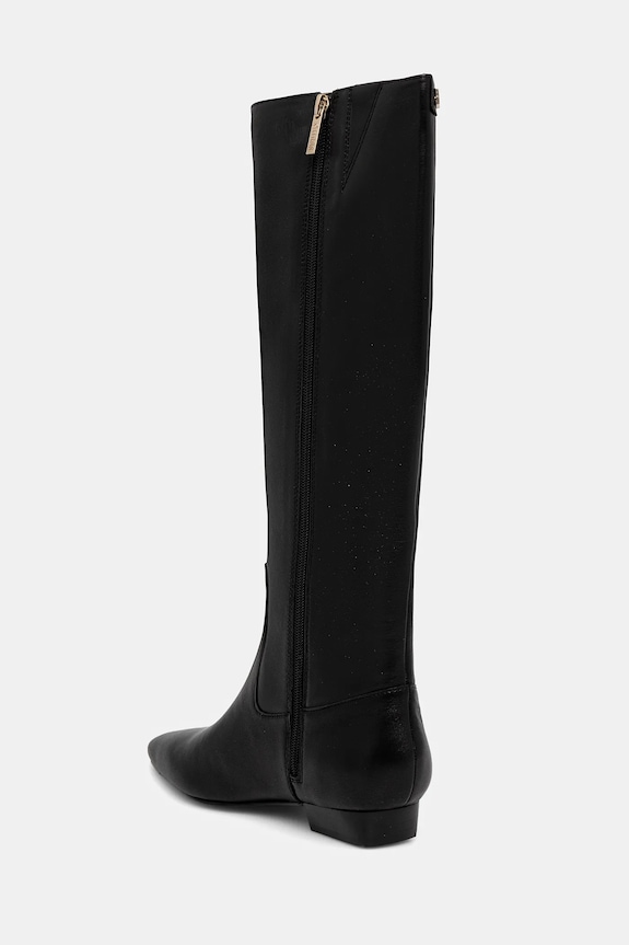 Scarpe Guess stivali in pelle SARLIE FLFSAR.LEA11.BLACK nero
