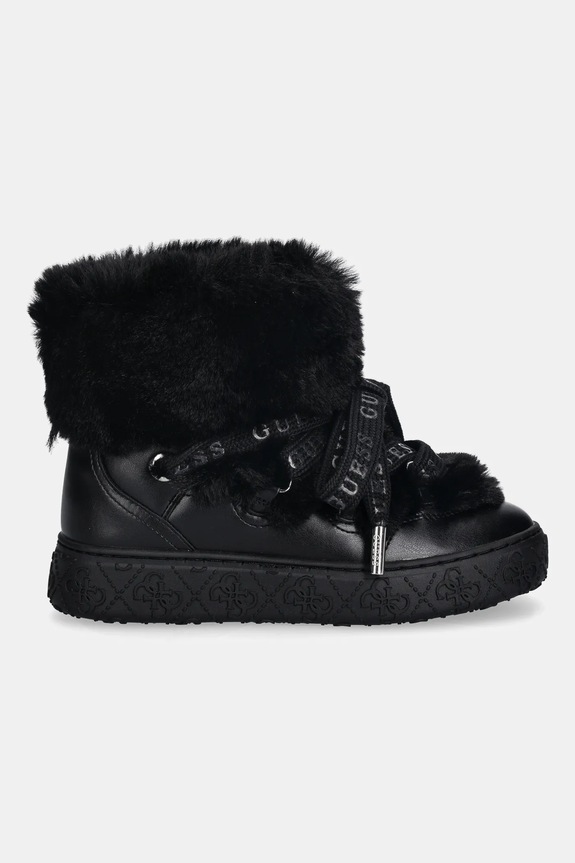 Μπότες χιονιού Guess UNESSA FLFUEK.FUR10.BLACK μαύρο NC25
