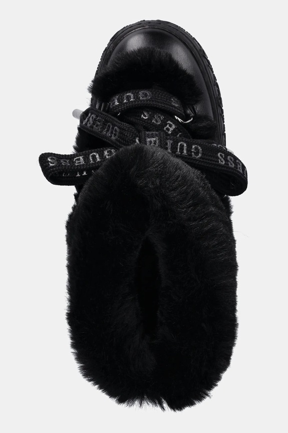 Μπότες χιονιού Guess UNESSA μαύρο FLFUEK.FUR10.BLACK