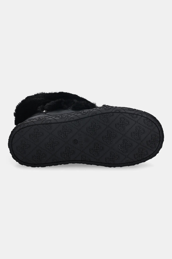 Μπότες χιονιού Guess UNESSA FLFUEK.FUR10.BLACK μαύρο