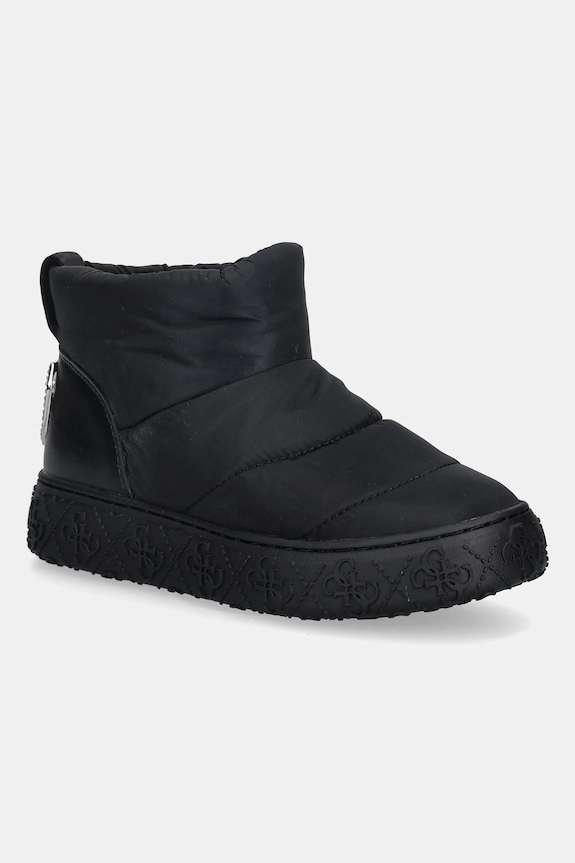 Μπότες χιονιού Guess UNARA συνθετικό μαύρο FLFUNO.FAP10.BLACK